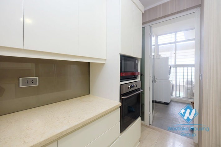 Spacious high floor 4 bedrooms apartment for rent in Ciputra, Tay Ho, Hanoi